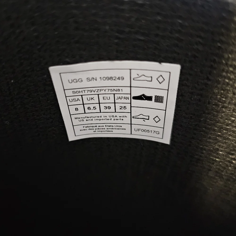 UGG Black W Shelby Matte Boots - Picture 3 of 9